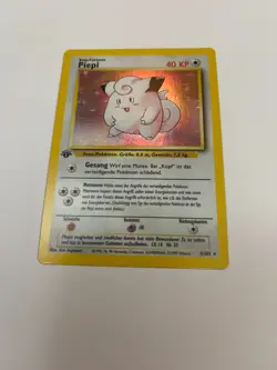 Piepi 1st Edition Base Set Rare Holo Pokemon Cards GERMAN (Clefairy) RARE - Image 4