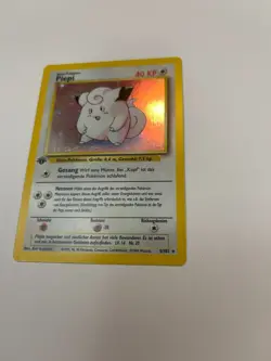 Piepi 1st Edition Base Set Rare Holo Pokemon Cards GERMAN (Clefairy) RARE - Image 5