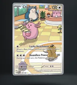 Chansey 187/167 Sv06 Twilight Masquerade Illustration Rare Holo English Pokemon - Image 1