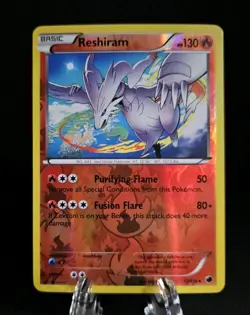 The Pokemon Company Reshiram 17/116 Plasma Freeze Reverse Holo Rare Eng 130 HP - Image 1