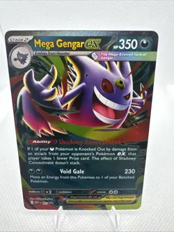 Pokemon TCG Mega Gengar EX 073 Black Star Promo Mega Moonlit Tin - NM - Image 1