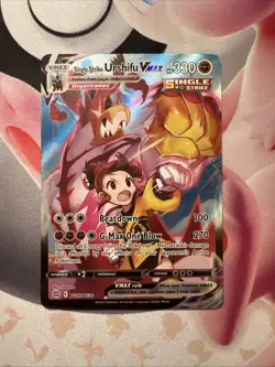 Single Strike Urshifu VMAX ⭐ TG19/TG30 Holo Brilliant Stars Pokemon NM - Image 1