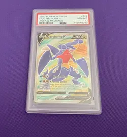 Garchomp V Full Art 178/189 Astral Radiance Ultra Rare Holo PSA 10 Pokemon TCG - Image 1