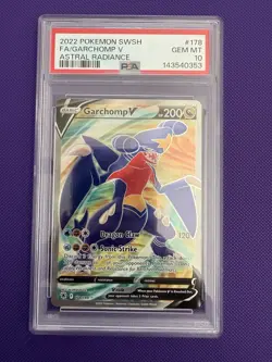 Garchomp V Full Art 178/189 Astral Radiance Ultra Rare Holo PSA 10 Pokemon TCG - Image 3