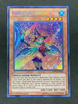 Chocolate Magician Girl MVP1-ENS52 - Secret Rare - 1st Edition YuGiOh! - VLP - Image 1
