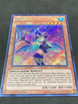 Chocolate Magician Girl MVP1-ENS52 - Secret Rare - 1st Edition YuGiOh! - VLP - Image 2