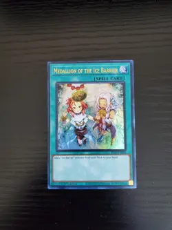 Yugioh - Medallion of the Ice Barrier (Alternate Art) - Ultra Rare - BLTR-EN098 - Image 1