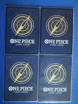 Usopp One Piece TCG 4-card lot OP03 Super Rare+OP05 Uncommon+more PWE - Image 2