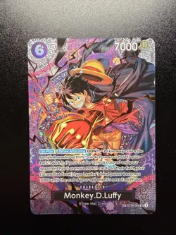 Bandai One Piece Monkey D. Luffy SP Alt Art Holo ST26-005 - Image 2