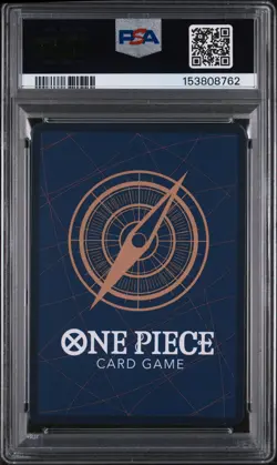 2025 ONE PIECE OP11-A FIST OF DIVINE SPEED ALTERNATE ART MONKEY D. LUFFY PSA 10 - Image 2