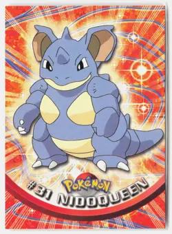 Nidoqueen #31 Topps Trading Cards Series 1 Pokemon Lightly Played - Image 1