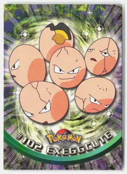 Exeggcute #102 Topps Trading Cards Series 2 Pokemon Near Mint - Image 1
