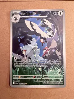 Pokemon Card Tranquil 149/086 Black Bolt Illustration Rare Near Mint - Image 1