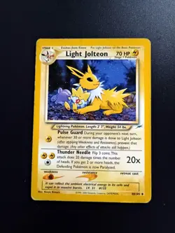 Pokemon TCG Light Jolteon Neo Destiny Card 48/105 Vintage - Image 1