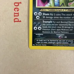 Pokemon Tyranitar Neo Discovery Amazing Holo Swirl Card 12/75 Unlimited Rare LP - Image 5