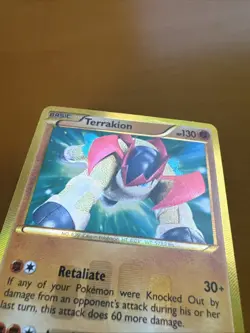 Pokemon Card Terrakion 151/149 - Boundaries Crossed 2012 - Image 4