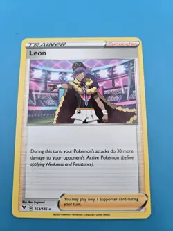 Leon 154/185 Vivid Voltage Theme Deck Exclusive Pokemon TCG card NM - Image 1