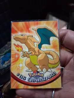 Charizard #6 and #5 Charmeleon MINT 1999 Topps Pokemon TV Animation LOW POP - Image 1