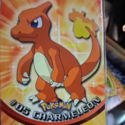 Charizard #6 and #5 Charmeleon MINT 1999 Topps Pokemon TV Animation LOW POP - Image 2