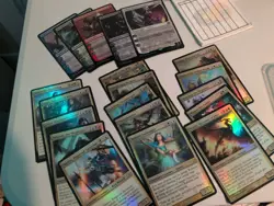 Bundle of Oversized Magic The Gathering Commander MTG Cards - Image 1