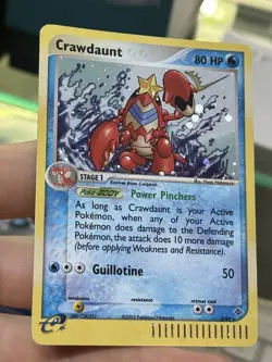 Crawdaunt 3/97 EX Dragon 2003 Rare Holo SWIRL E-Reader Vintage Pokemon Card TCG - Image 4