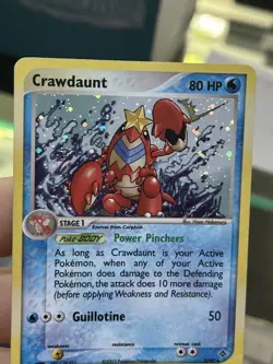 Crawdaunt 3/97 EX Dragon 2003 Rare Holo SWIRL E-Reader Vintage Pokemon Card TCG - Image 5