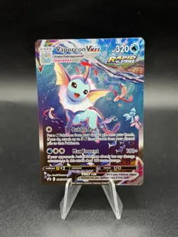Vaporeon VMAX SWSH182 SWSH: Sword & Shield Promo Cards Holo DMG GQ3 - Image 1