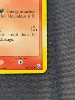 Pokemon TCG Houndour 60/109 Team Rocket Returns Reverse Holo, Vintage, LP! - Image 5