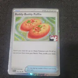 Pokemon Prize Pack Series 5 Buddy Buddy Poffin 144/162 Non Holo NM - Image 1