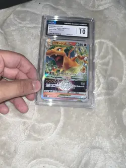 2022 POKEMON JAPANESE CHARIZARD VSTAR STAR BIRTH HOLO 015/100 CGC 10 - Image 4