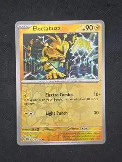 Electabuzz 125/165 Sv: Scarlet & Violet 151 Reverse Holo Rare Pokemon TCG NM - Image 1