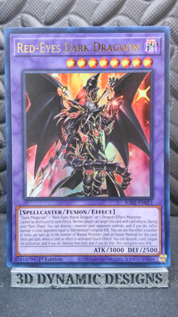 | Yugioh Red-Eyes Dark Dragoon RA02-EN021 Ul;tra Rarity Collection 2 NM 🔥 | - Image 1