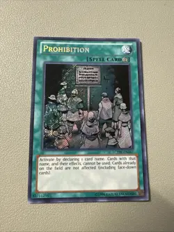 Yugioh! Prohibition - LCYW-EN267 - Secret Rare Unlimited NM - Image 1