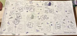 Pokemon Card Game Gengar De Hiyari Rubber Playmat Hobby Collection Anime Manga - Image 1
