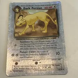Pokemon Card - Dark Persian - Legendary Collection 6/110 Reverse Holo Rare LP - Image 2