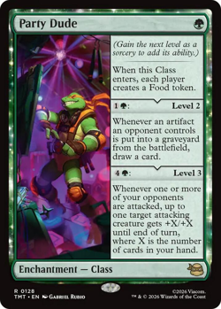 MTG magic 1x Party Dude (M/NM) Teenage Mutant Ninja Turtles - Image 1