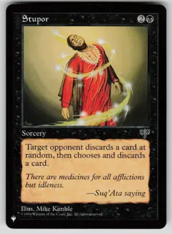 Stupor Uncommon The List Reprints MTG Near Mint 2020 - Image 1