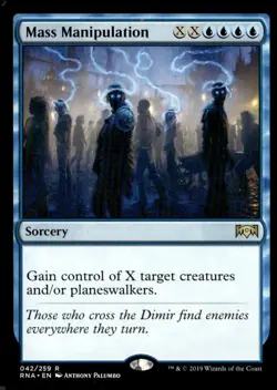 Ravnica Allegiance #42 Mass Manipulation - Image 1