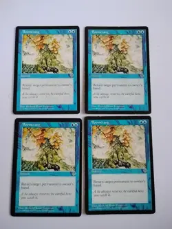 Mirage Boomerang X4 MTG Magic the Gathering NM - Image 1