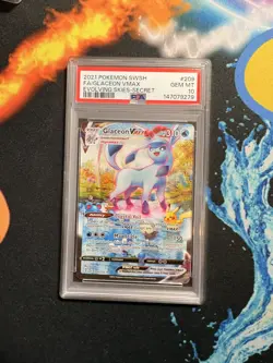 NEW CERT Glaceon VMAX PSA 10 - 209/203 - Alternate Art Evolving Skies - Pokemon - Image 1