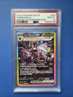 HYDREIGON ex 240/191 PSA 10 POKEMON SURGING SPARKS 2024 SIR - Image 1