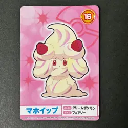 S6047 Alcremie Japanese Pokemon Mega Get Card #16 A8 - Image 1