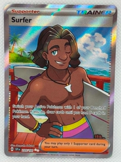 Pokemon Surging Sparks - Surfer 235/191 - Ultra Rare - NM/M Condition - Image 1