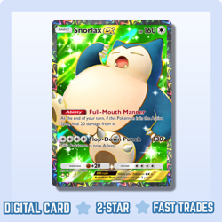[DIGITAL] Pokemon TCG Pocket - 🤍 Snorlax ex FULLART - Eevee Grove - ENGLISH - Image 1