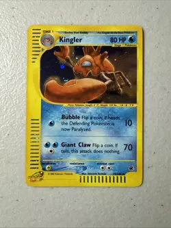 Kingler 15/165 e-Reader Reverse Holo Rare | Expedition Pokemon TCG | LP - Image 1
