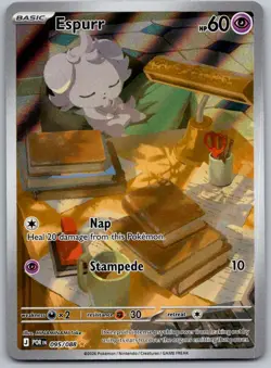 Espurr 095/088 Holo Illustration Rare Perfect Order Pokemon Near Mint - Image 1