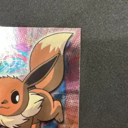 Topps Pokemon Card TV Series 3 Chrome Foil Blue Logo 1st Edition #133 Eevee NM - Image 5