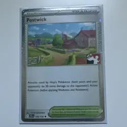 Postwick 154/159 Promo,FOIL Prize Pack Series Cards Pokemon Card 2025 - Image 1