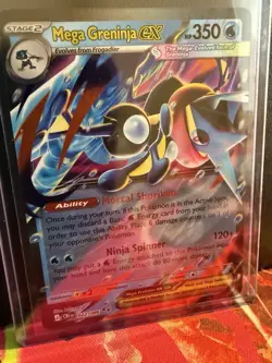 Mega Greninja EX 022/086 Chaos Rising Pokemon TCG NM - Image 1