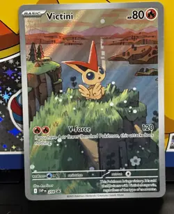 Pokemon TCG Victini Full Art Holo Black Star Promo Card 208 - Image 2